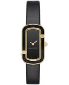 Marc Jacobs Women's The Jacobs Black Leather Strap Watch 23x39mm