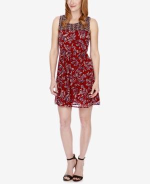 Lucky Brand Mixed-print A-line Dress