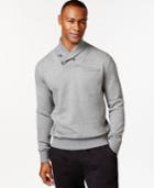 Sean John Alpha Two-button Shawl Collar Sweatshirt