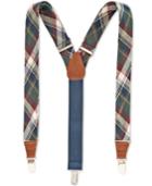 Club Room Men's Plaid Suspenders, Only At Macy's
