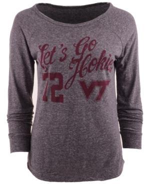 Royce Apparel Inc Women's Long-sleeve Virginia Tech Hokies Graphic T-shirt