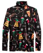 American Rag Men's Christmas In Space Turtleneck Shirt, Only At Macy's