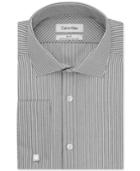 Calvin Klein Steel Slim-fit Non-iron Performance French Cuff Dress Shirt