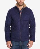Weatherproof Vintage Men's Cvs Quilted Fleece-lined Jacket, Created For Macy's