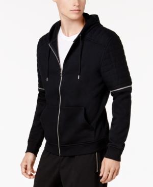 Inc International Concepts Men's Full-zip Moto Hoodie, Created For Macy's