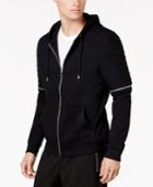 Inc International Concepts Men's Full-zip Moto Hoodie, Created For Macy's