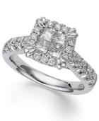 Princess Treasures Diamond Ring, 14k White Gold Princess-cut Diamond Engagement Ring (1-3/4 Ct. T.w.)
