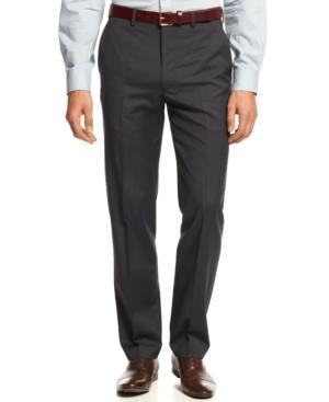 Dkny Navy Tight-stripe Pants Extra Slim Fit