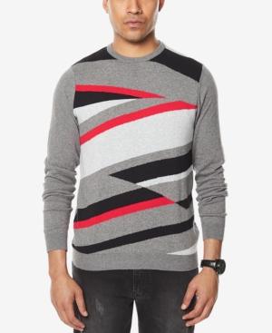 Sean John Men's Intarsia Knit Sweater