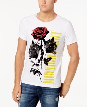 Guess Men's Wolf Rose Graphic-print T-shirt