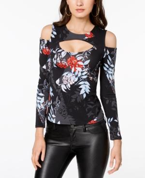 Guess Keyhole Cold-shoulder Top