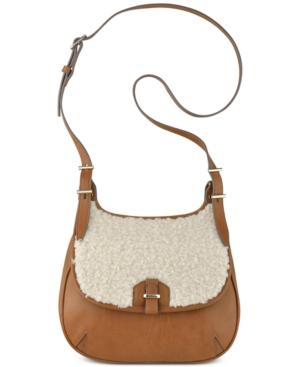 Nine West Beleka Shearling Small Crossbody