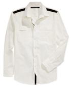 Sean John Men's Double Pocket Long-sleeve Twill Shirt, Only At Macy's