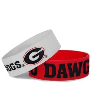 Aminco Georgia Bulldogs Wide Bracelet 2pk