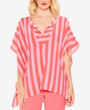Vince Camuto Striped Poncho Tunic