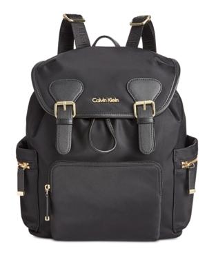 Calvin Klein Small Double Buckle Backpack
