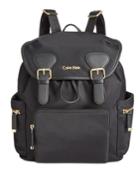 Calvin Klein Small Double Buckle Backpack