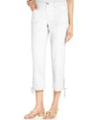 Style & Co. Petite Tummy-control Lace-up Capris