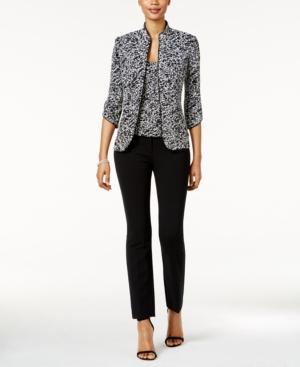 Alex Evenings Petite Jacket And Shell Set