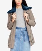 Rachel Rachel Roy Faux-fur-collar Utility Jacket, Created For Macy's