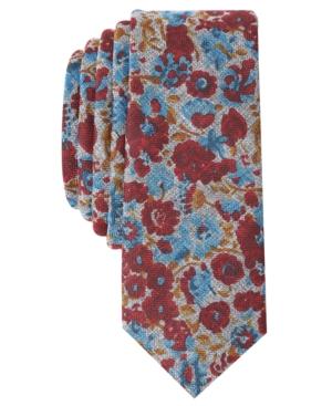 Original Penguin Men's Montini Floral Skinny Tie