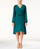 Thalia Sodi Lace-trim High-low Dress, Only At Macy's