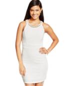 Trixxi Juniors' Jeweled Glitter Sheath Dress