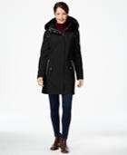 Ivanka Trump Faux-fur-trim Softshell Walker Coat