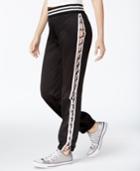 The Edit By Seventeen Juniors' Lace-up Track Pants, Created For Macy's