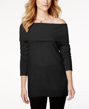 Charter Club Cashmere Off-the-shoulder Sweater, Created For Macy's