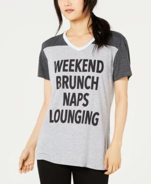 Love Tribe Juniors' Weekends Graphic-print T-shirt
