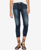 Silver Jeans Co. Suki Mid Rise Curvy Skinny Crop Jeans