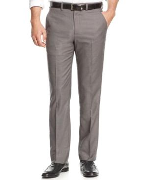 Nautica Grey Neat Classic-fit Pants