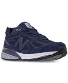 New Balance Men's 990 V4 Reflective Running Sneakers From Finish Line