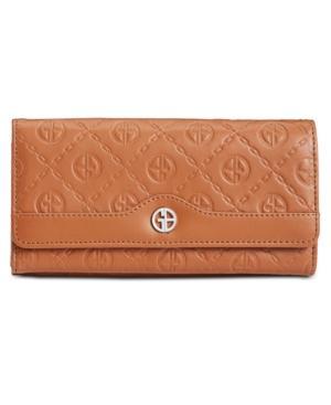 Giani Bernini Logo Embossed Receipt Wallet, Created For Macy's