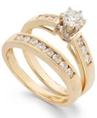 Diamond Bridal Set In 14k Gold (9/10 Ct. T.w.)