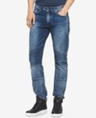 Calvin Klein Jeans Men's Slim-fit Sunlit Blue Moto Jeans