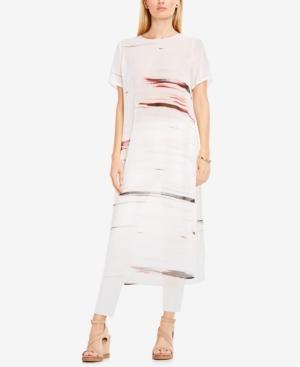 Vince Camuto Semi-sheer Maxi Tunic