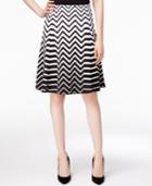Alfani Printed Fit & Flare Skirt, Only At Macy's