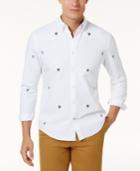 Tommy Hilfiger Men's Custom-fit Dellacourt Shield-print Shirt