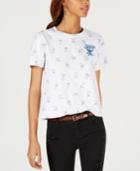Modern Lux Juniors' Cotton Stitch Graphic-print T-shirt