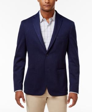 Bar Iii Men's Slim-fit Navy Solid Sport Coat, Only At Macy's