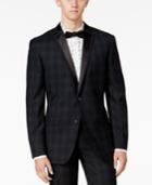 Bar Iii Men's Slim-fit Blackwatch Plaid Tuxedo Jacket, Only At Macy's