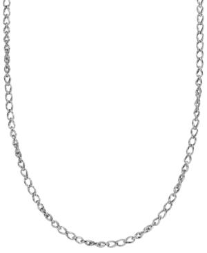 Carolyn Pollack Sterling Silver Wheat Chain Necklace