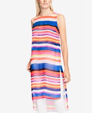Vince Camuto Striped High-low Tunic