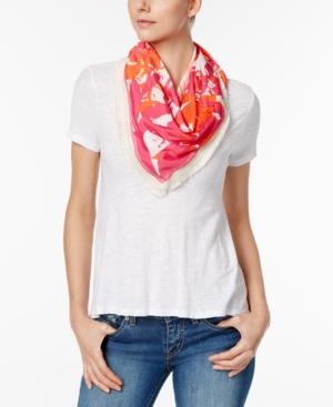 Echo Parisian Plaid Reversible Triangle Scarf