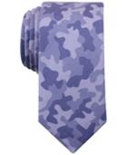 Bar Iii Men's Indigo Camouflage-print Tie, Only At Macy's