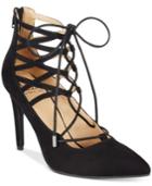Material Girl Pronto Lace-up Pumps, Only At Macy's Women's Shoes