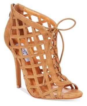 Chelsea & Zoe Ona Lace-up Cutout Booties Women's Shoes