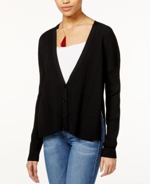 Rachel Rachel Roy Long-sleeve Ribbed Cardigan